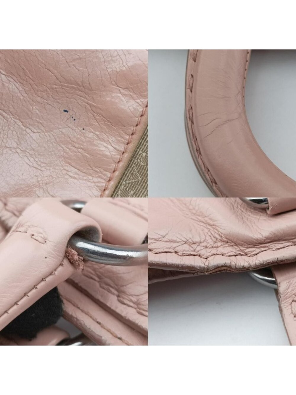 Prada Triangle Logo Tote Pink Leather - Picture 16 of 16